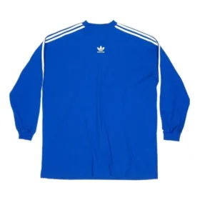 Camiseta de manga larga oversize Balenciaga x adidas «Blue» 728789TNVA65531 Camiseta de manga larga oversize Balenciaga x adidas «Blue» 728789TNVA65531