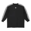 Camiseta de manga larga oversize Balenciaga x adidas «Negro» 728789TNVA68482