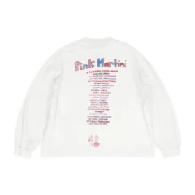 Camiseta de manga larga oversize Balenciaga x Pink Martini «Ecru» 699191TMVN99800 Camiseta de manga larga oversize Balenciaga x Pink Martini «Ecru» 699191TMVN99800