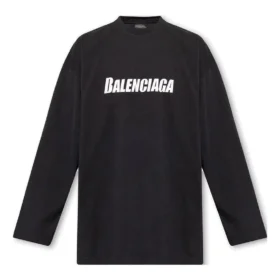Camiseta de manga larga oversize «Black» 681046TNVL11070