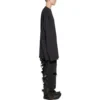 Camiseta de manga larga oversize «Black Faded» 739783TOVF49034