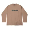 Camiseta de manga larga oversize «Caqui» 681046TNVL17761
