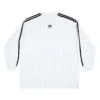 Camiseta de manga larga oversize de Balenciaga x adidas «Blanca» 728789TNVA61156