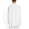 Camiseta de manga larga oversize de Balenciaga x adidas «Blanca» 728789TNVA61156