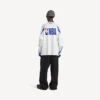 Camiseta de manga larga oversize para hombre de Balenciaga | Colaboración con la NBA en blanco/multicolor Camiseta de manga larga oversize para hombre de Balenciaga | Colaboración con la NBA en blanco/multicolor