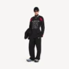 Camiseta de manga larga oversize para hombre de Balenciaga | Colaboración con la NBA en negro/multicolor Camiseta de manga larga oversize para hombre de Balenciaga | Colaboración con la NBA en negro/multicolor