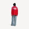 Camiseta de manga larga oversize para hombre de Balenciaga | Colaboración con la NBA en rojo/multicolor Camiseta de manga larga oversize para hombre de Balenciaga | Colaboración con la NBA en rojo/multicolor
