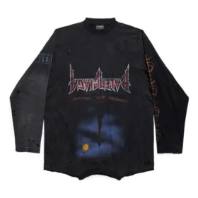 Camiseta de manga larga oversize «Paris Moon Upside Down» «Black Faded» 698155TOVT31055 Camiseta de manga larga oversize «Paris Moon Upside Down» «Black Faded» 698155TOVT31055