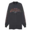 Camiseta de manga larga Oversized «Black Faded» 739027TPVM81568