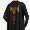Camiseta de mujer Balenciaga «Sacra Cœur» con cola, en negro Camiseta de mujer Balenciaga «Sacra Cœur» con cola, en negro