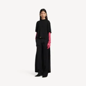 Camiseta de mujer «Train» en negro