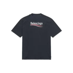 Camiseta de Political Campaign, corte ancho «Washed Black» 641675TKVJ19034