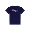 Camiseta de Political Campaign, corte medio «Azul Pacífico y Blanco» 620967TKVJ11195