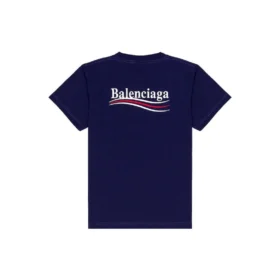 Camiseta de Political Campaign, corte medio «Azul Pacífico y Blanco» 620967TKVJ11195