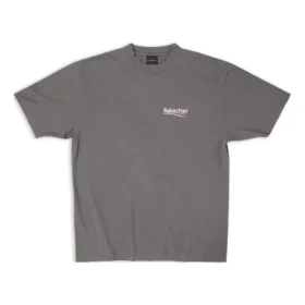Camiseta de Political Campaign, talle grande «Gris» 641655TNVG51227