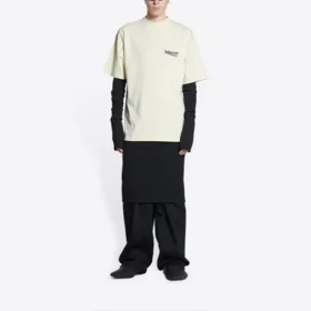 Camiseta de Political Campaign, talle grande, «Off White» 641675TKVJ18962