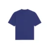 Camiseta de punto retro de manga corta para hombre Balenciaga Otoño-Invierno 2021, azul marino, 612966TKVD33967