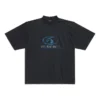 Camiseta de surfista de corte medio «Black Blue» 764235TPVM31412