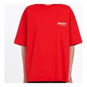 Camiseta deportiva de manga corta holgada, color rojo, 556102TAV446403
