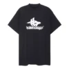 Camiseta deportiva oversize para llevar en capas «Black White» 739028TPVF21070