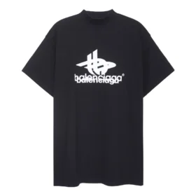 Camiseta deportiva oversize para llevar en capas «Black White» 739028TPVF21070