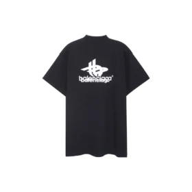 Camiseta deportiva oversize para llevar en capas «Black White» 739028TPVF21070