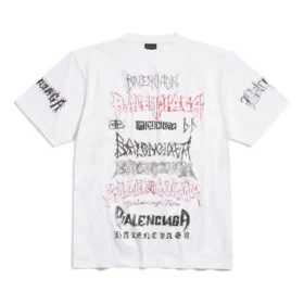 Camiseta Diy Metal «Blanco, negro y rojo» 641675TPVO29065