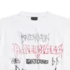 Camiseta Diy Metal «Blanco, negro y rojo» 641675TPVO29065