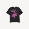 Camiseta «Dream» de corte medio para mujer en negro Camiseta «Dream» de corte medio para mujer en negro