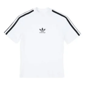 Camiseta encogida Balenciaga x adidas «White» 723782TNVP21156