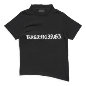 Camiseta encogida de estilo gótico «Black White» 788246TQVJ51569