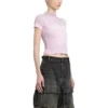 Camiseta encogida de estilo gótico «Light Pink» 788246TQVJ55708