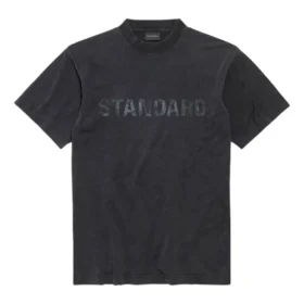 Camiseta estándar de corte regular «Black Faded» 850261TTVC71041