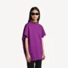 Camiseta estructurada para mujer en color violeta Camiseta estructurada para mujer en color violeta