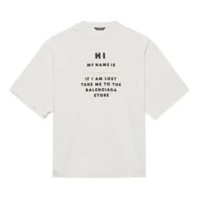 Camiseta FW21 «HI MY NAME IS WIDE FIT» 661715TKVF19081