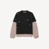 Camiseta híbrida doble para hombre «520 stickers» en negro/verde