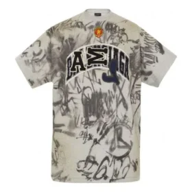 Camiseta «Heather Grey» con motivos de graffiti y estilo Skater 739028TOVA71300