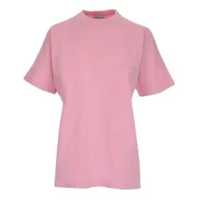 Camiseta holgada de manga corta con estampado del logotipo alfabético «Pink» 612965TIVG55700