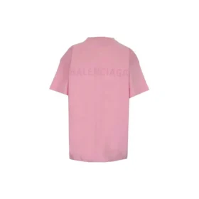 Camiseta holgada de manga corta con estampado del logotipo alfabético «Pink» 612965TIVG55700