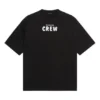 Camiseta holgada de manga corta con estampado, negro 620941TIV741070