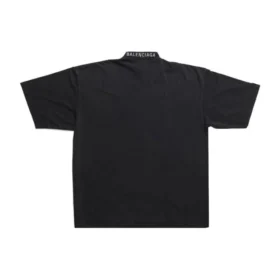 Camiseta «I Love» de corte ancho «Negro» 744439TOVH39034