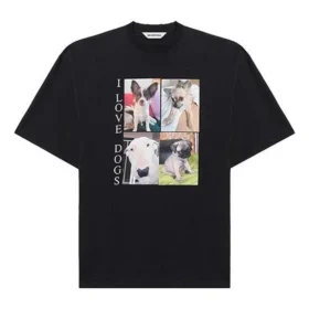 Camiseta «I Love Dogs» de la colección SS21, negra 641532TJVH11000