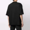 Camiseta informal de manga corta grande con estampado para hombre de Balenciaga, temporada primavera-verano 2021, negra 641614TJV801070