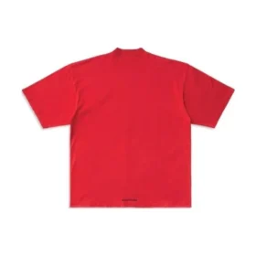 Camiseta «Je t’aime» de corte ancho «Rojo» 744439TOVM75871