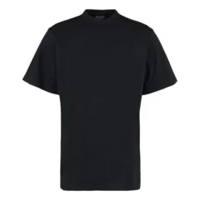 Camiseta larga con bajo trasero más largo y corte holgado «Negro» 681045TLVH91070