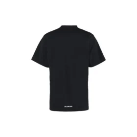 Camiseta larga con bajo trasero más largo y corte holgado «Negro» 681045TLVH91070