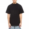 Camiseta larga con bajo trasero más largo y corte holgado «Negro» 681045TLVH91070