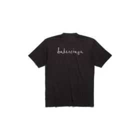 Camiseta Lovey de corte ancho «Negro» 641675TQVV89034