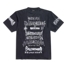 Camiseta metalizada DIY «Black White» 641675TPVO31569