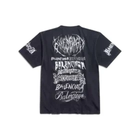Camiseta metalizada DIY «Black White» 641675TPVO31569